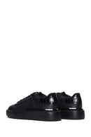 Men's Black Thick Soled Sneaker | Derimod