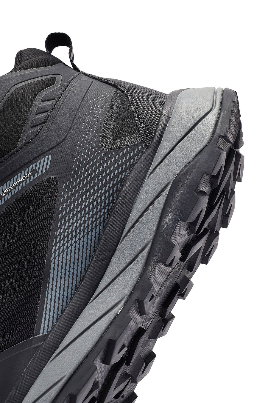 Derimod Dry Men's Black Lace-Up Waterproof Leather Outdoor Boots