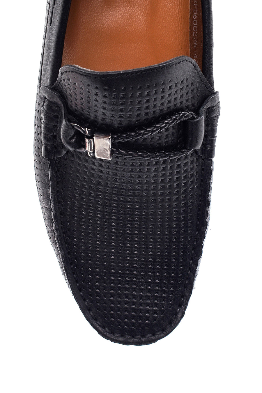 Erkek Deri Baskılı Loafer