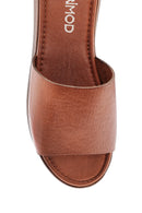 Women's Leather Padded Sole Slippers | Derimod