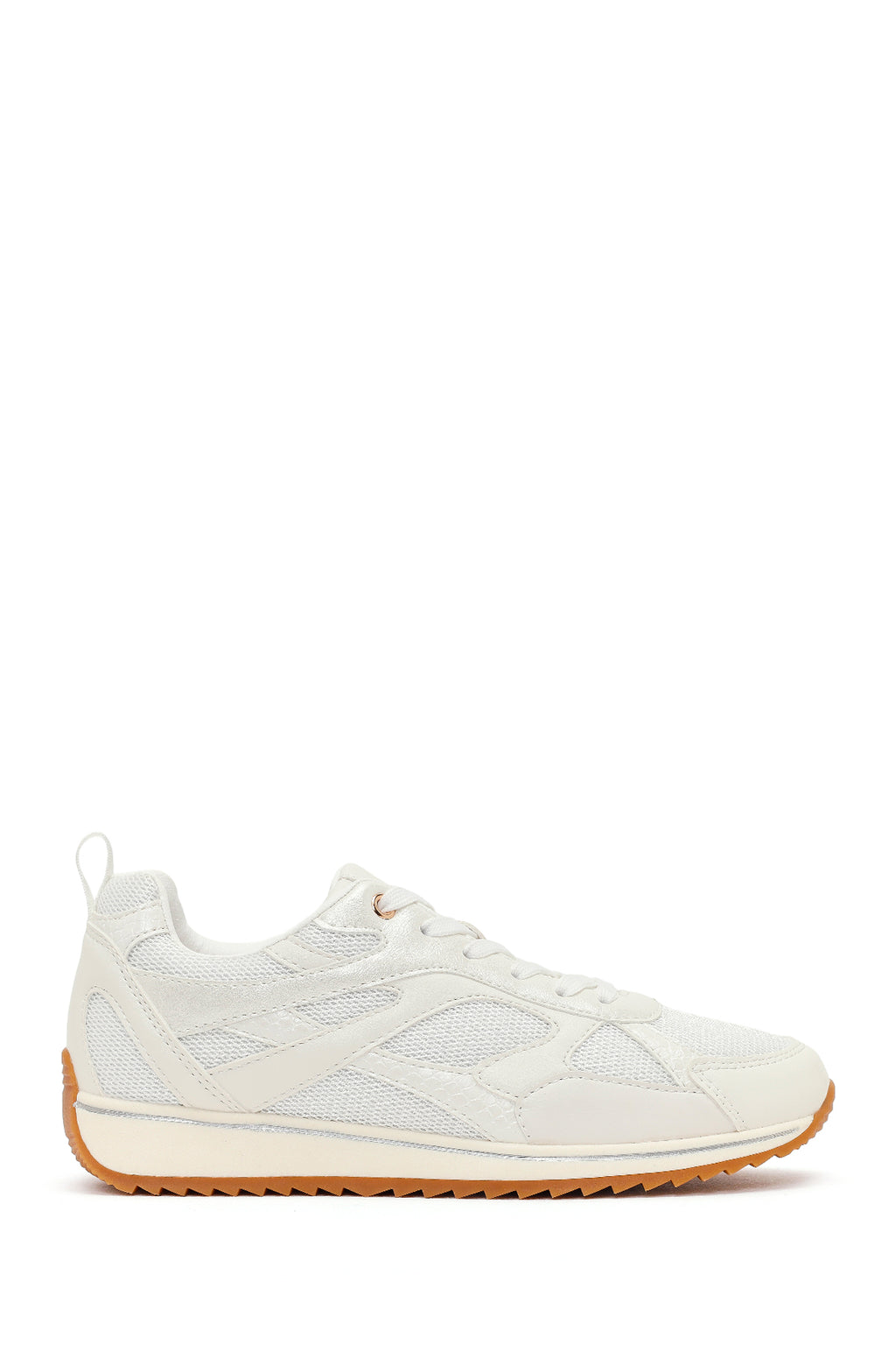 Kadın Beyaz Bağcıklı Sneaker