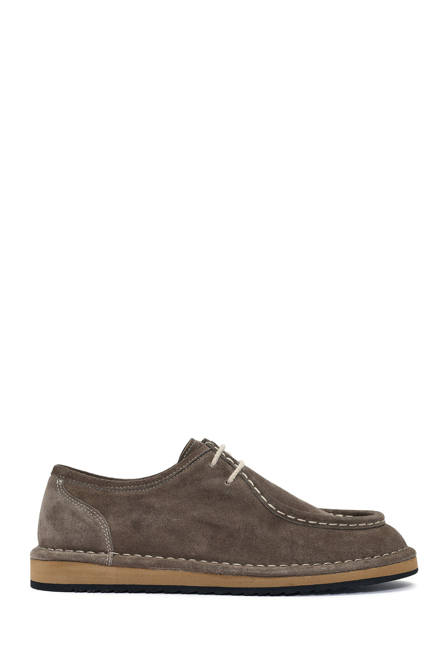 Men's Mink Lace-Up Suede Leather Casual Shoes 25SFD654410 | Derimod