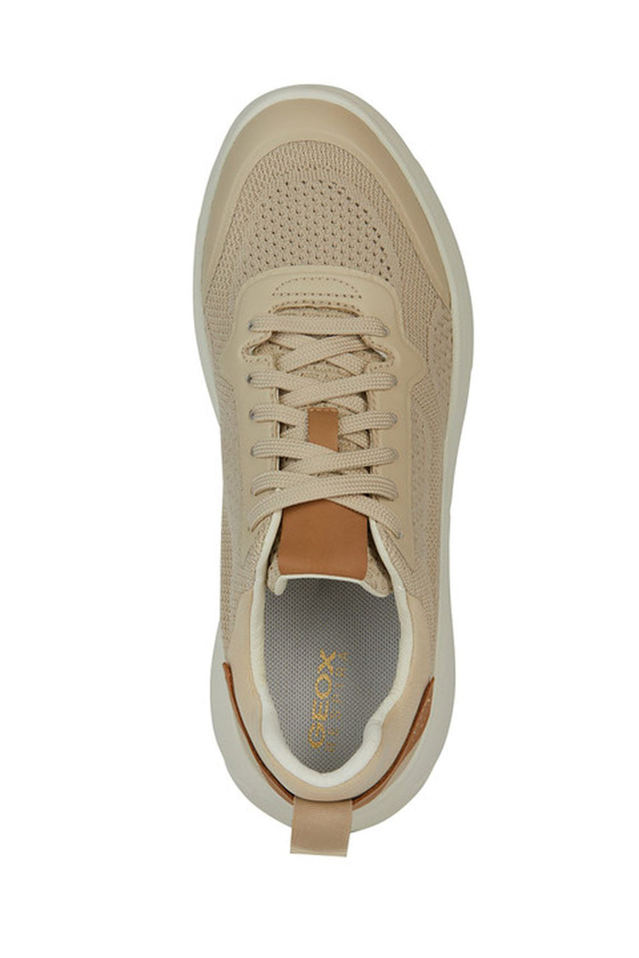 Geox Kadın Bej Nebula 2.0 X Bağcıklı Kumaş Sneaker