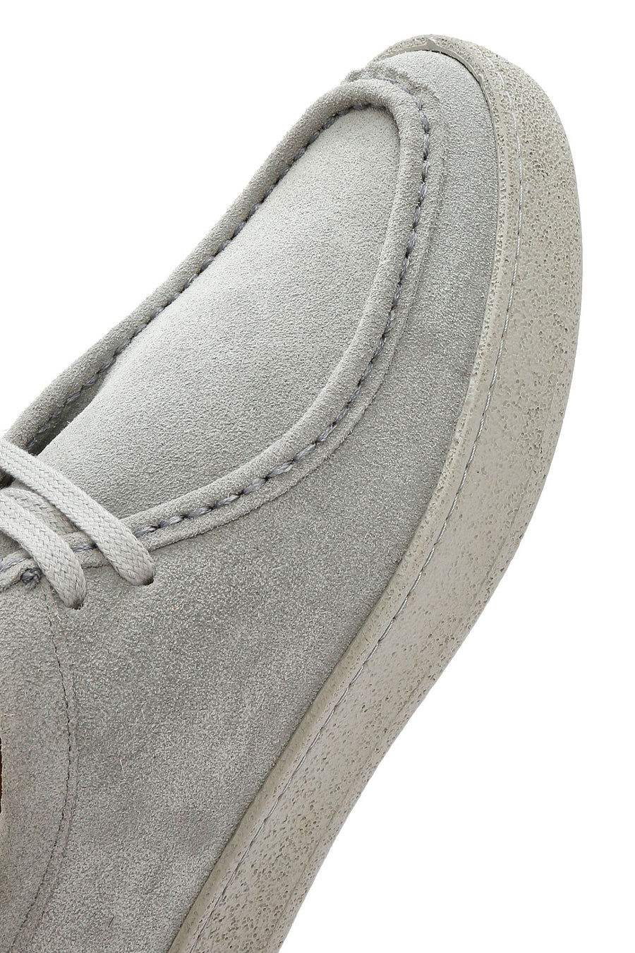 Men's Gray Lace-up Suede Leather Casual Shoes