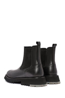 Men's Black Leather Chelsea Boots | Derimod