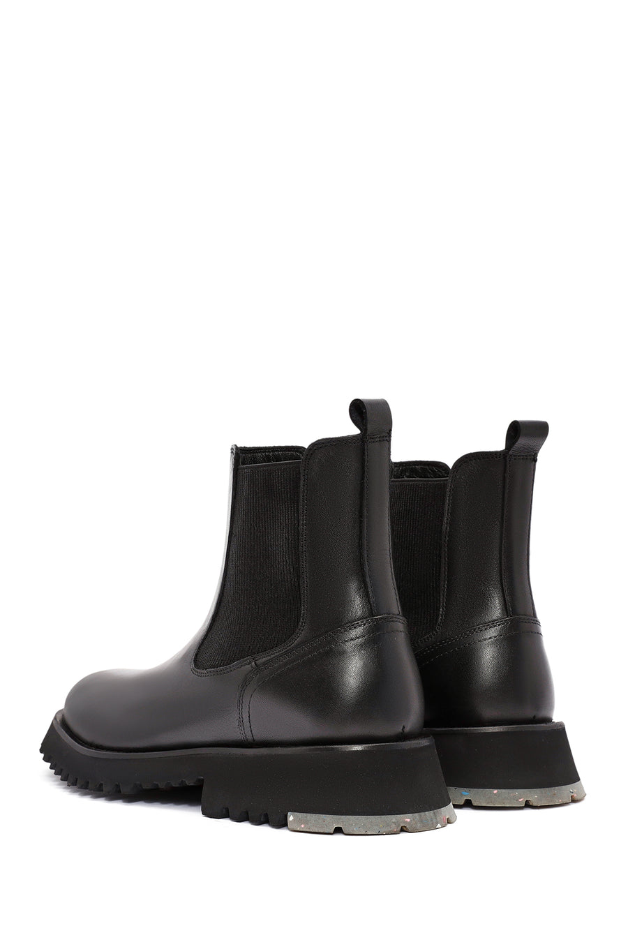 Men's Black Leather Chelsea Boots