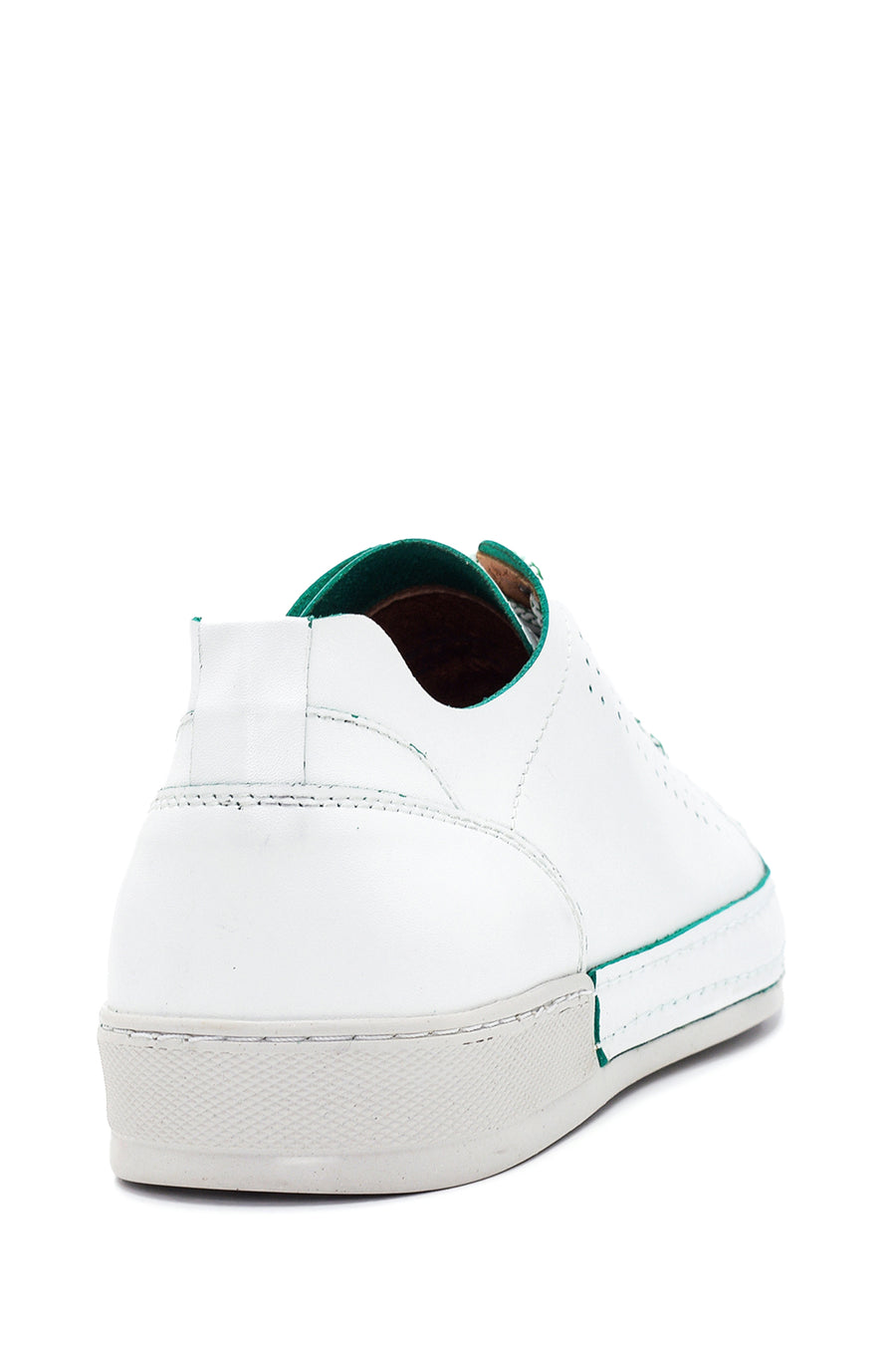 Erkek Beyaz Deri Sneaker