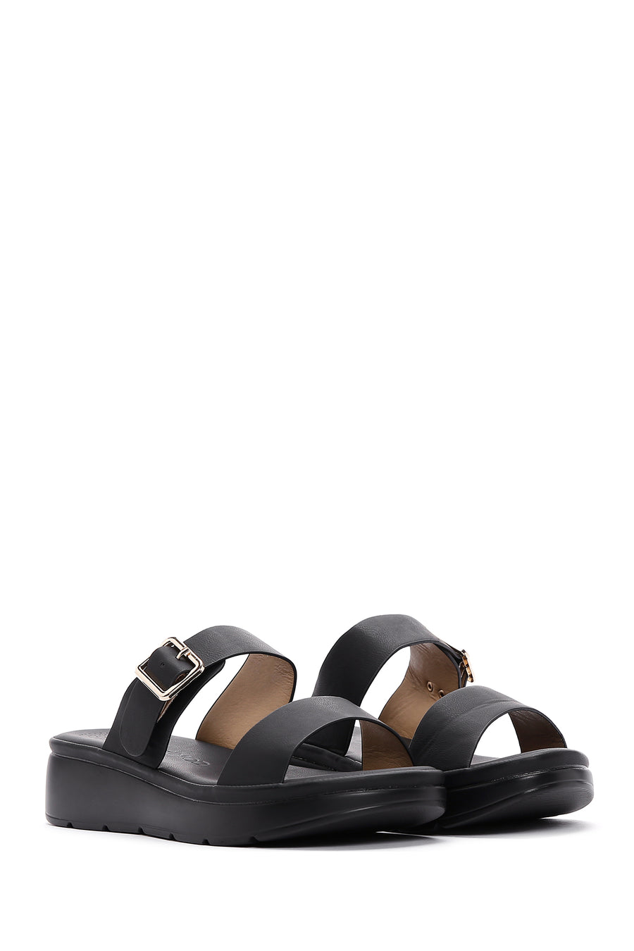 Women's Black Comfort Slippers