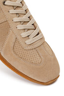 Male Beige Lace-up Suede Leather Sneaker | Derimod
