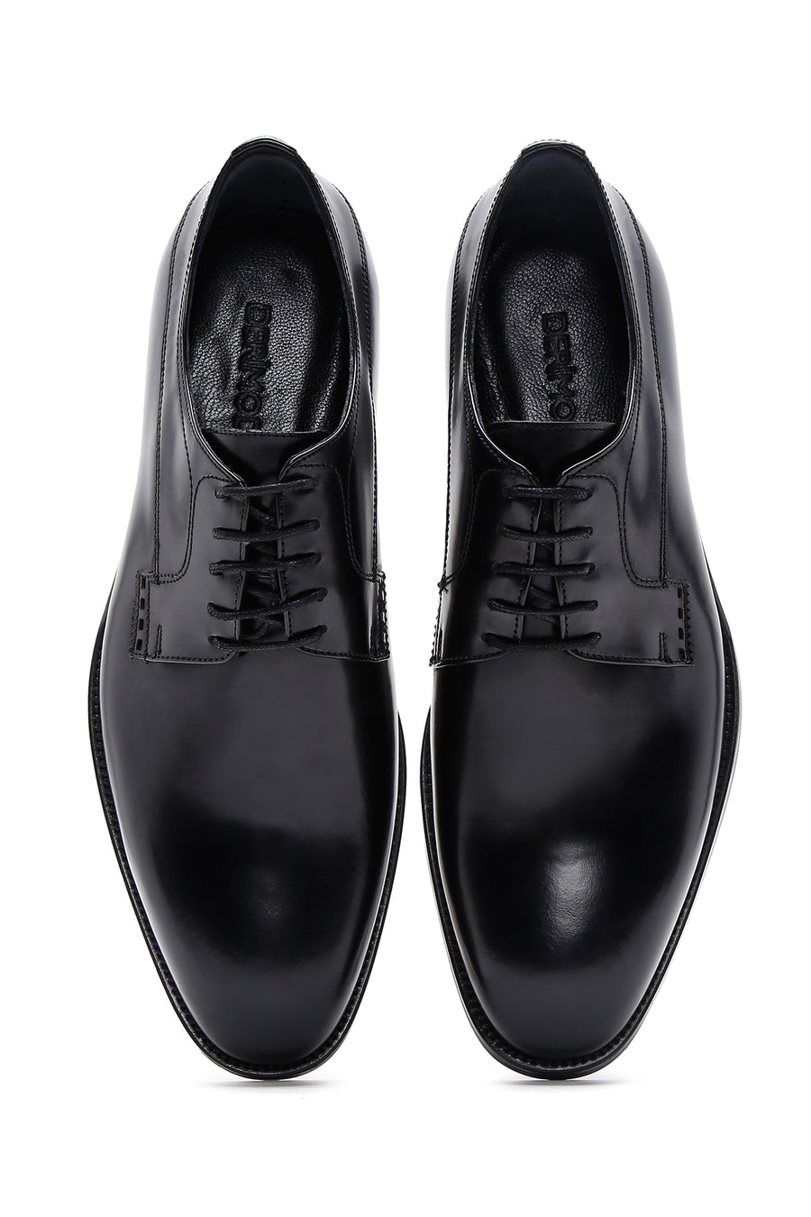 Men's Black Leather Classic Shoes