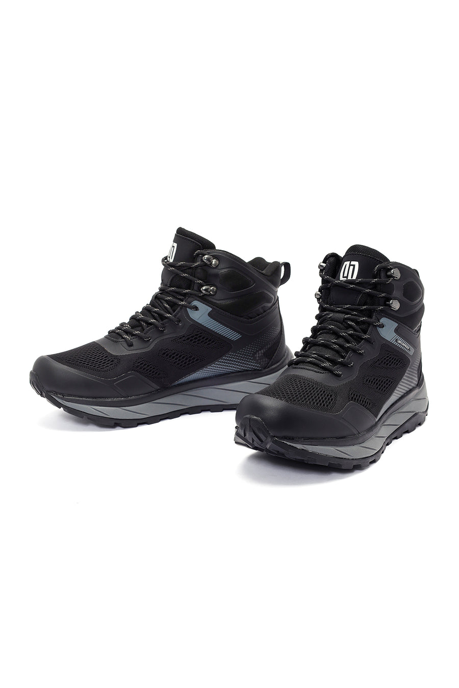 Derimod Dry Men's Black Lace-Up Waterproof Leather Outdoor Boots