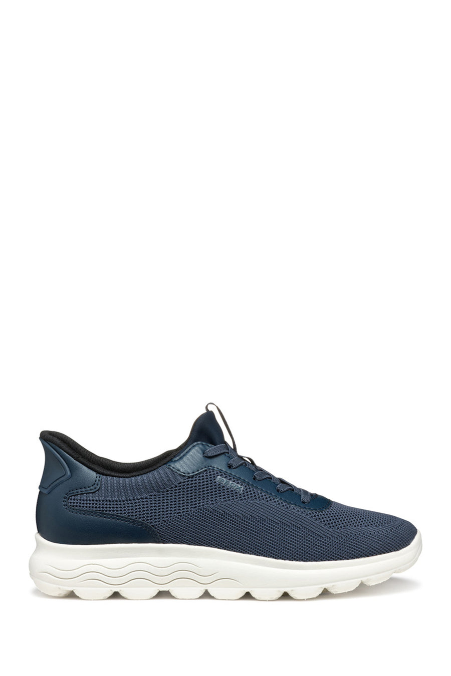 Geox Kadın Lacivert D Spherica Plus A - Knit.Te + Sy Bağcıklı Kumaş Sneaker D557MA06KBCC4002 | Derimod