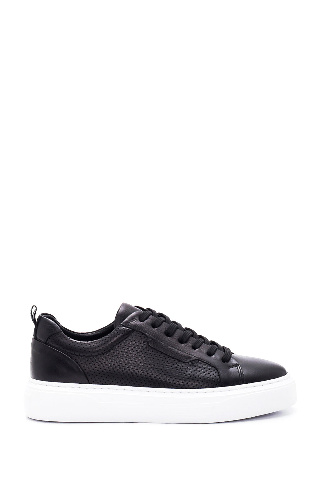 Erkek Deri Delikli Sneaker