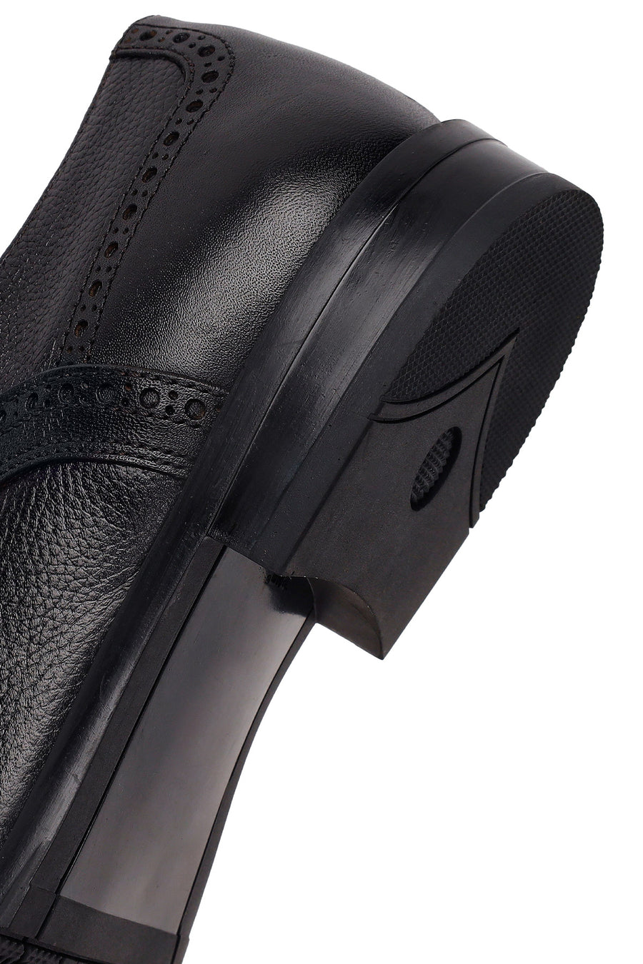 Male Black Lace-Up Leather Casual Shoes