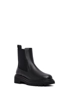 Woman Black Thick-Soled Chelsea Boots | Derimod