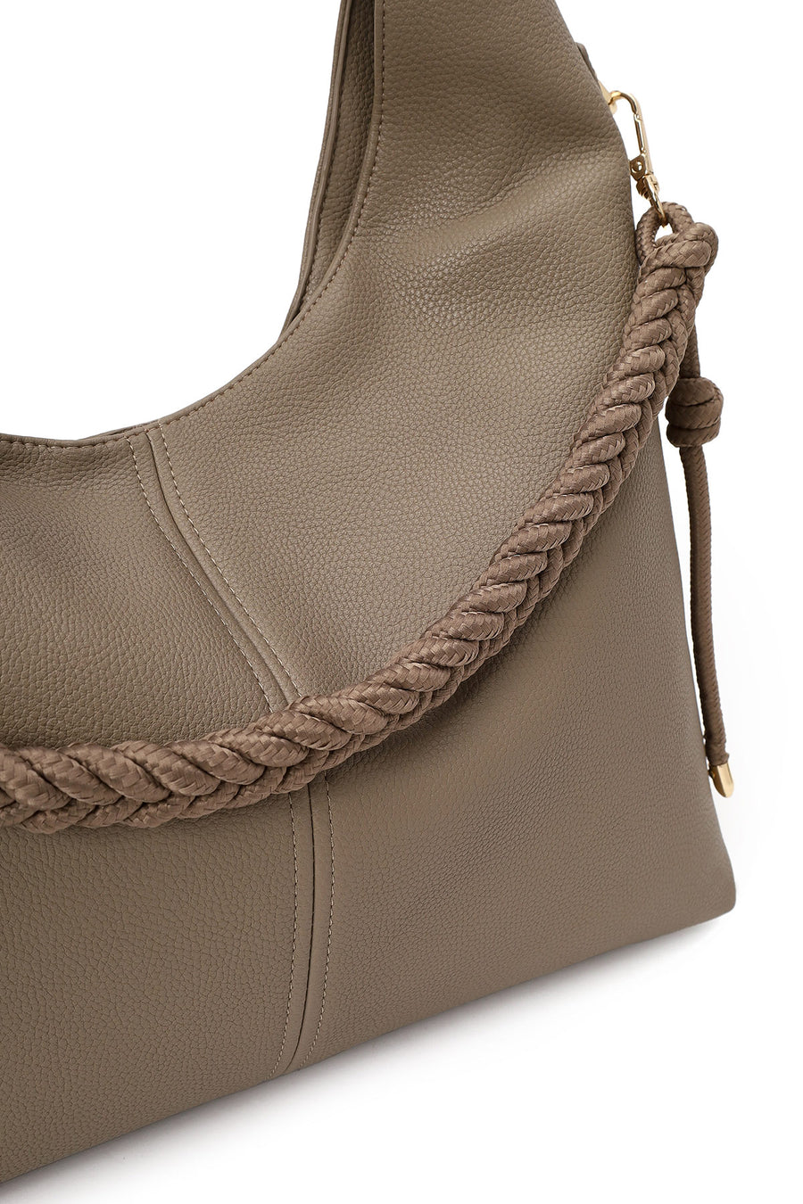 Woman Mink Long-Strap Shoulder Bag