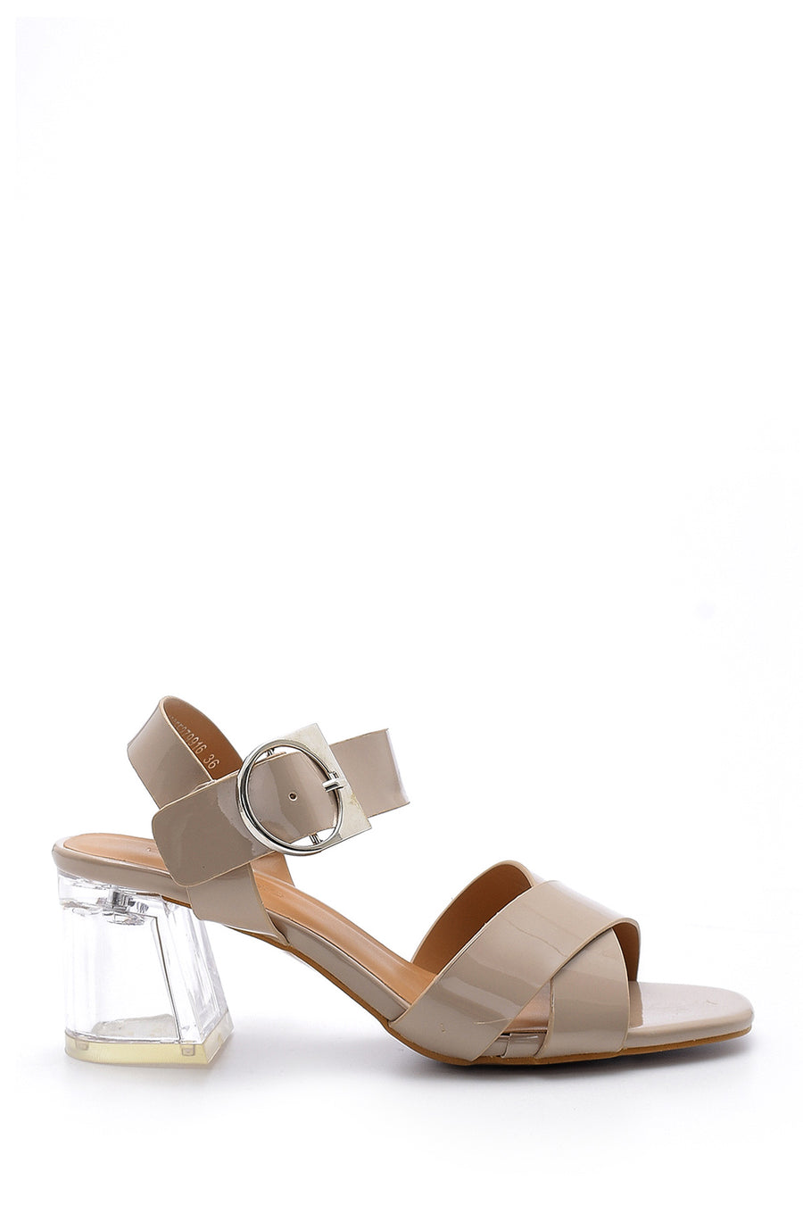 Women's Transparent Heeled Sandals 20SFE279916 | Derimod