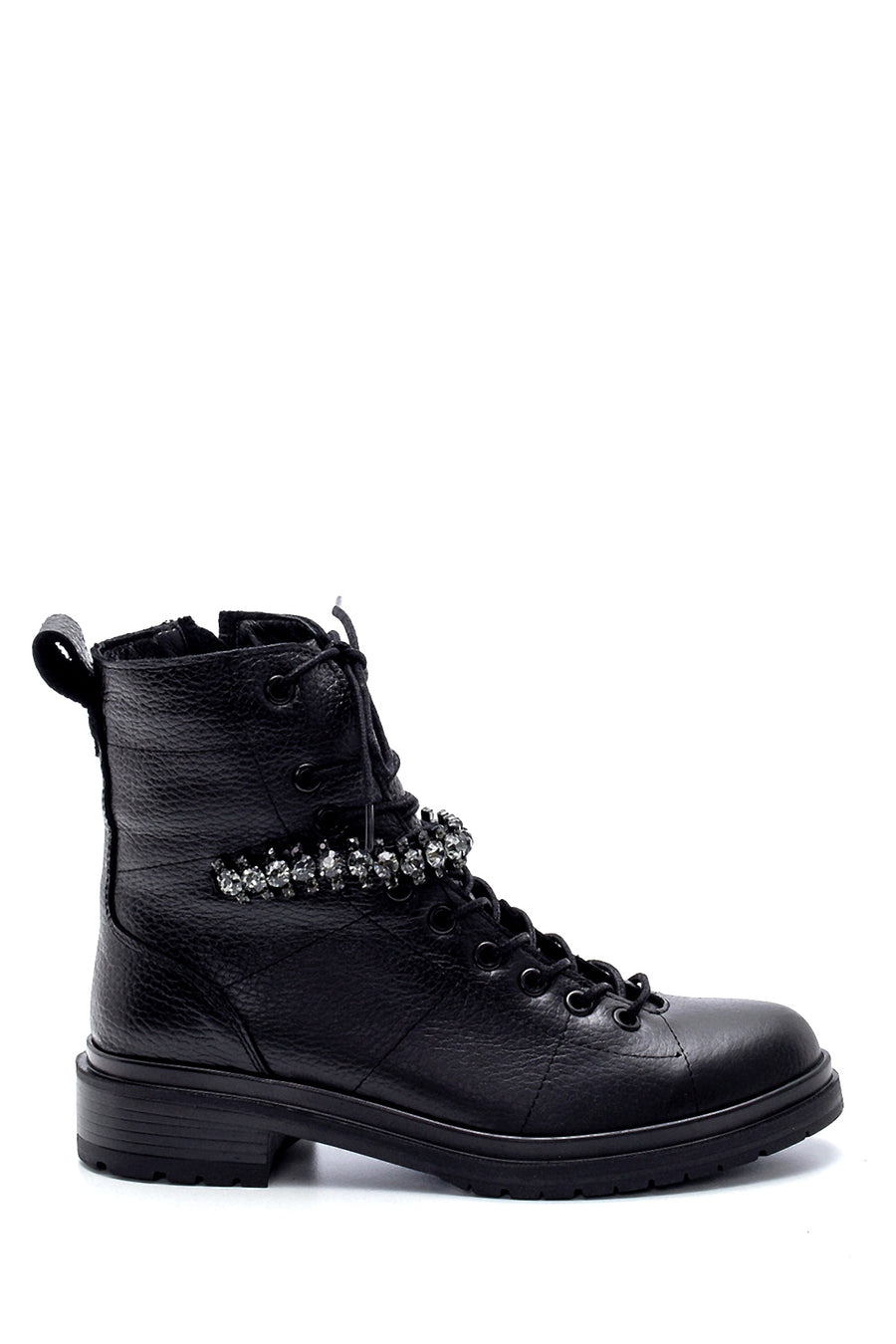 Women's Leather Stone Boots 20WFD1134FT | Derimod