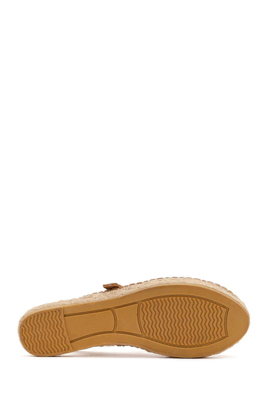 Women's Camel Suede Leather Espadrilles with Buckle