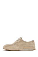 Men's Mink Lace-Up Suede Leather Casual Shoes | Derimod