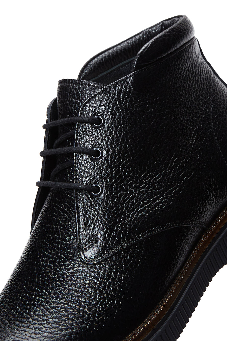 Men's Leather Flat Boots