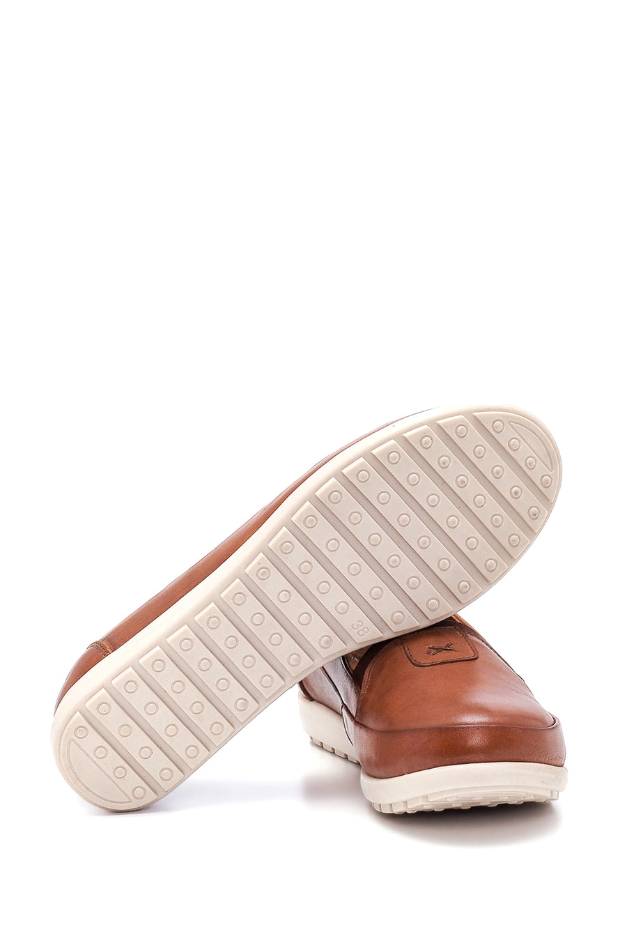 Women's Tan Leather Comfort Loafer
