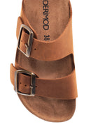 Women's Leather Slippers | Derimod