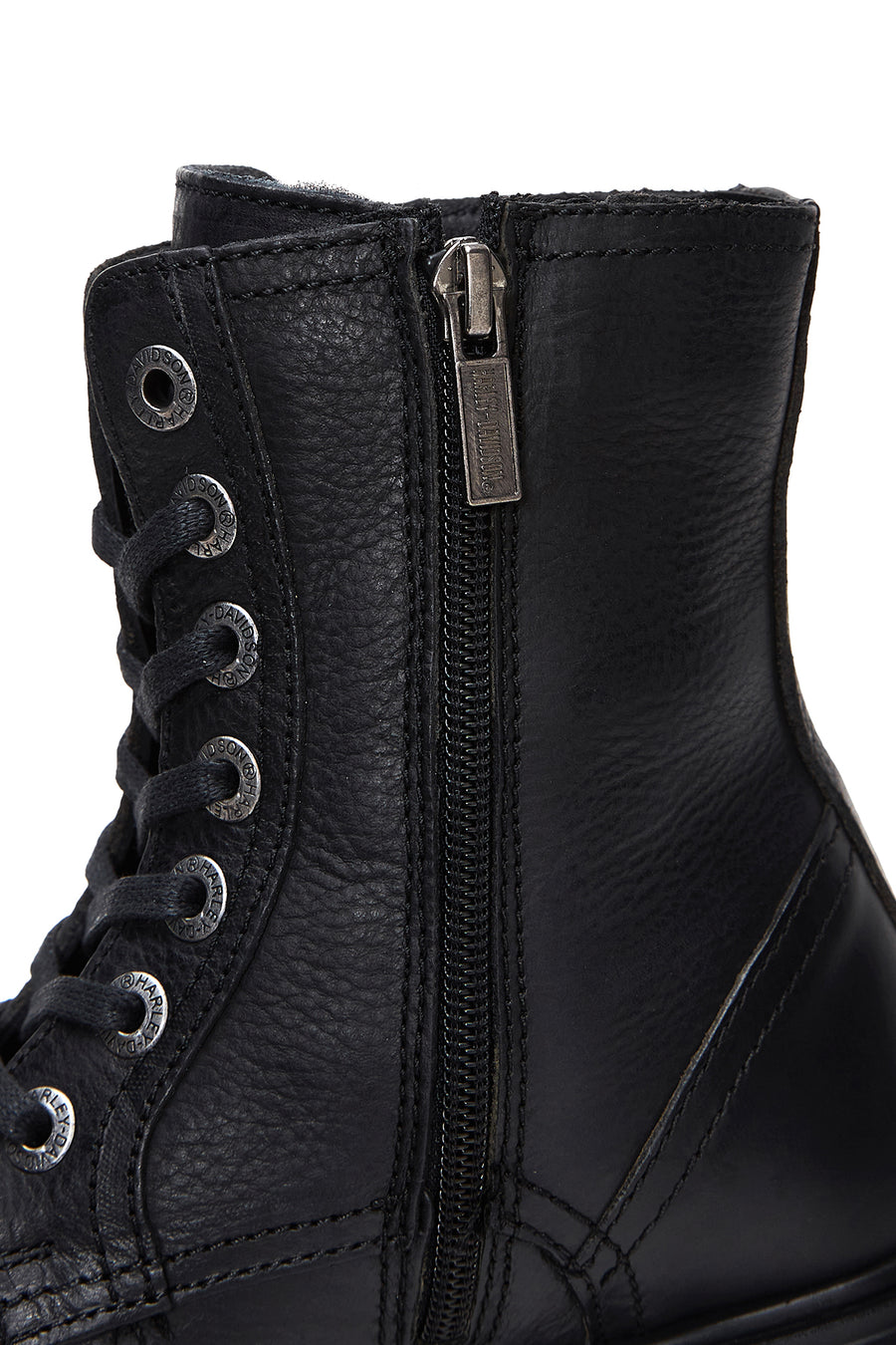 Harley Davidson Women's Black Tums Boot Leather Boots