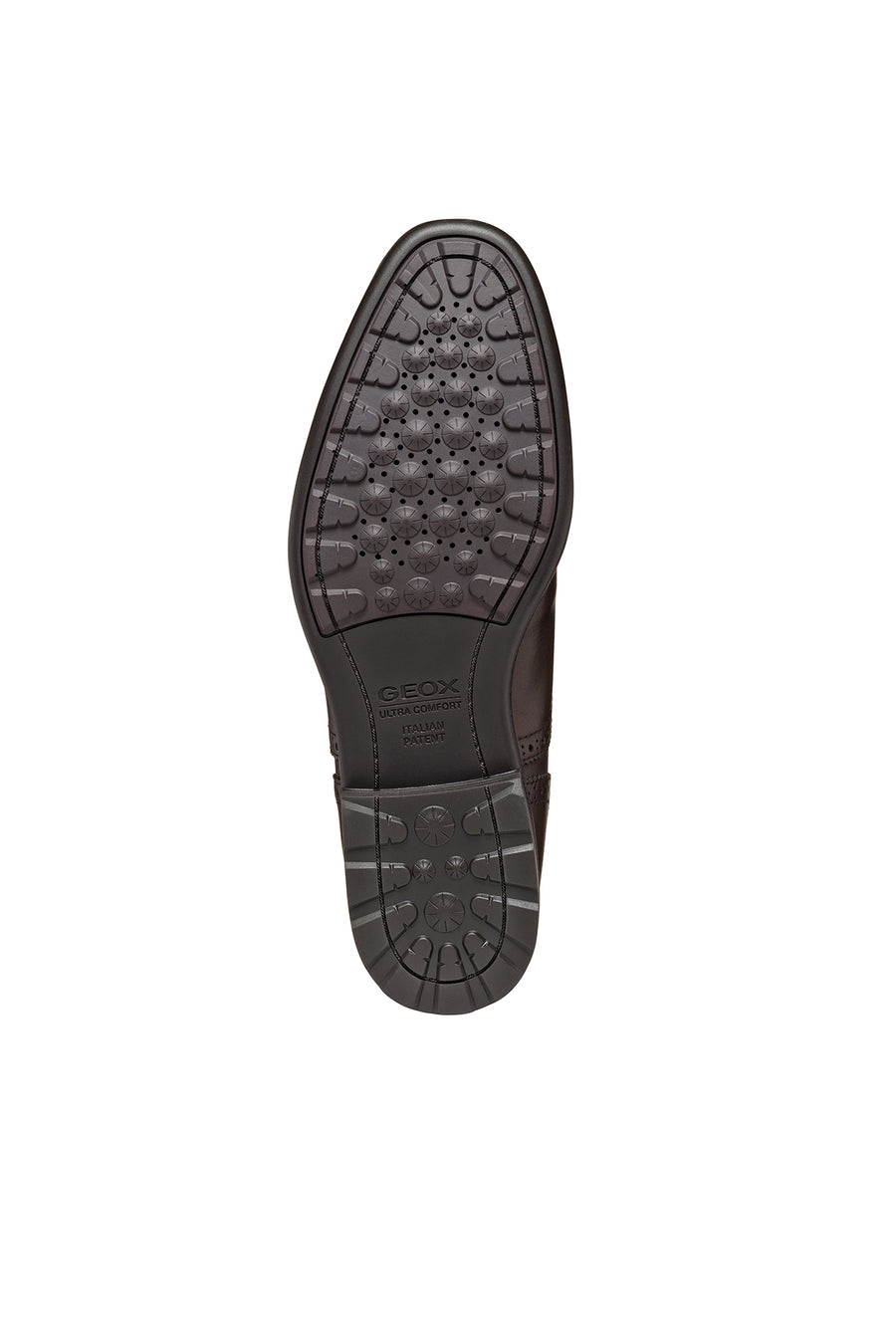 Geox Men's Brown Walk Pleasure F Lace-Up Leather Classic Shoes