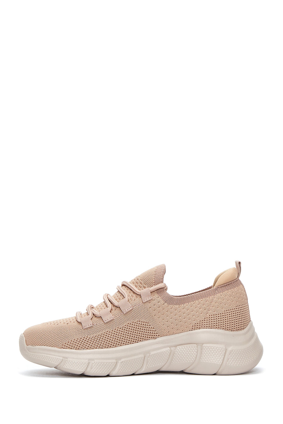 Kadın Pudra Kumaş Sneaker