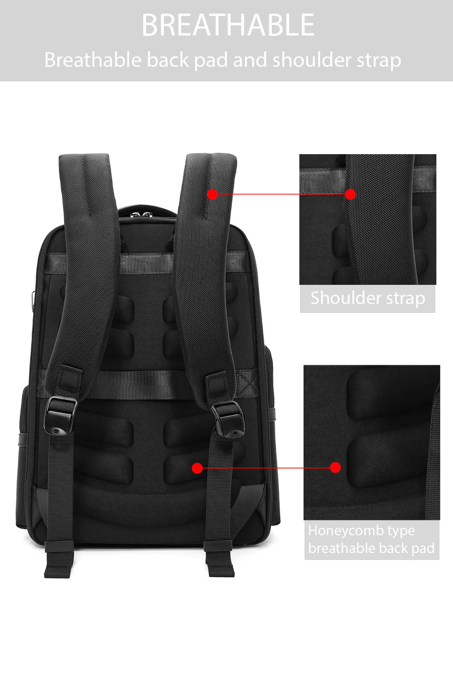 D-Pack Unisex Siyah Kumaş Sırt Çantası
