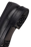 Male Black Leather Casual Loafer | Derimod