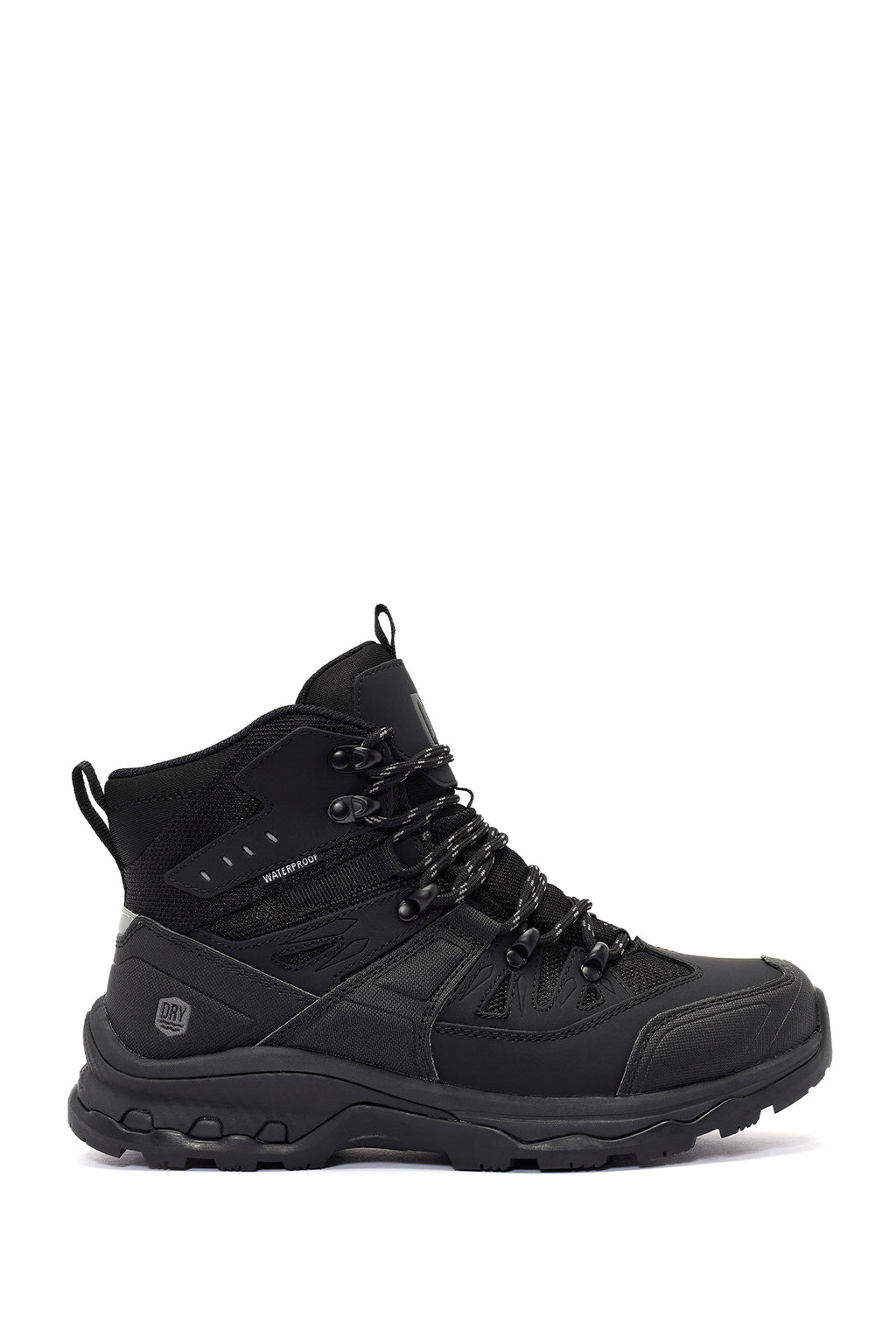 Derimod Dry Erkek Siyah Bağcıklı Waterproof Outdoor Deri Bot