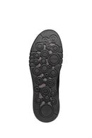 Geox Men's Black U Aerantis A - Tumb Laced Leather Sneaker | Derimod