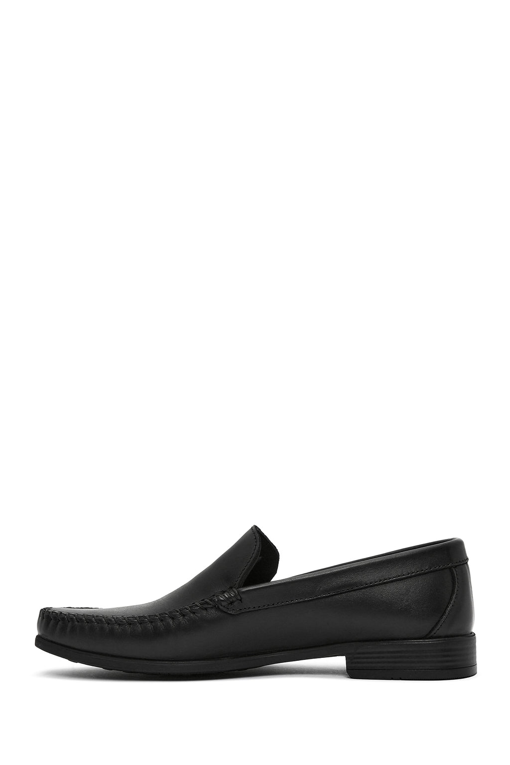 Erkek Siyah Deri Casual Loafer