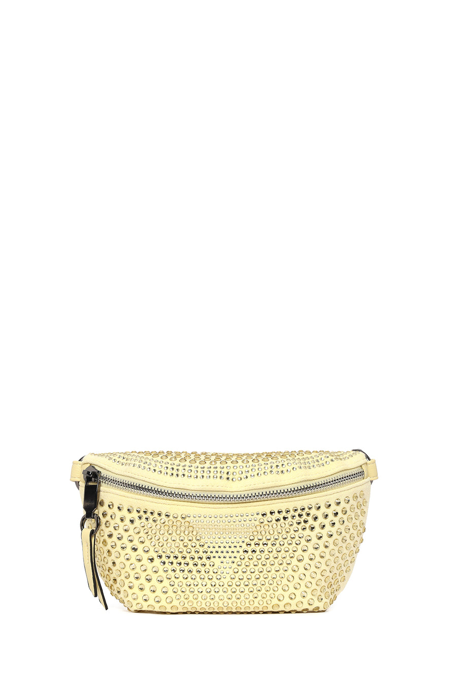 Woman Yellow Chain Strap Crossbody Bag