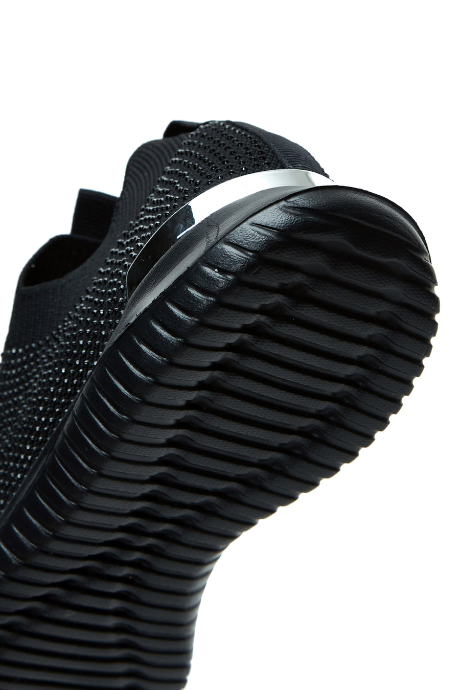 Kadın Siyah Taşlı Sneaker