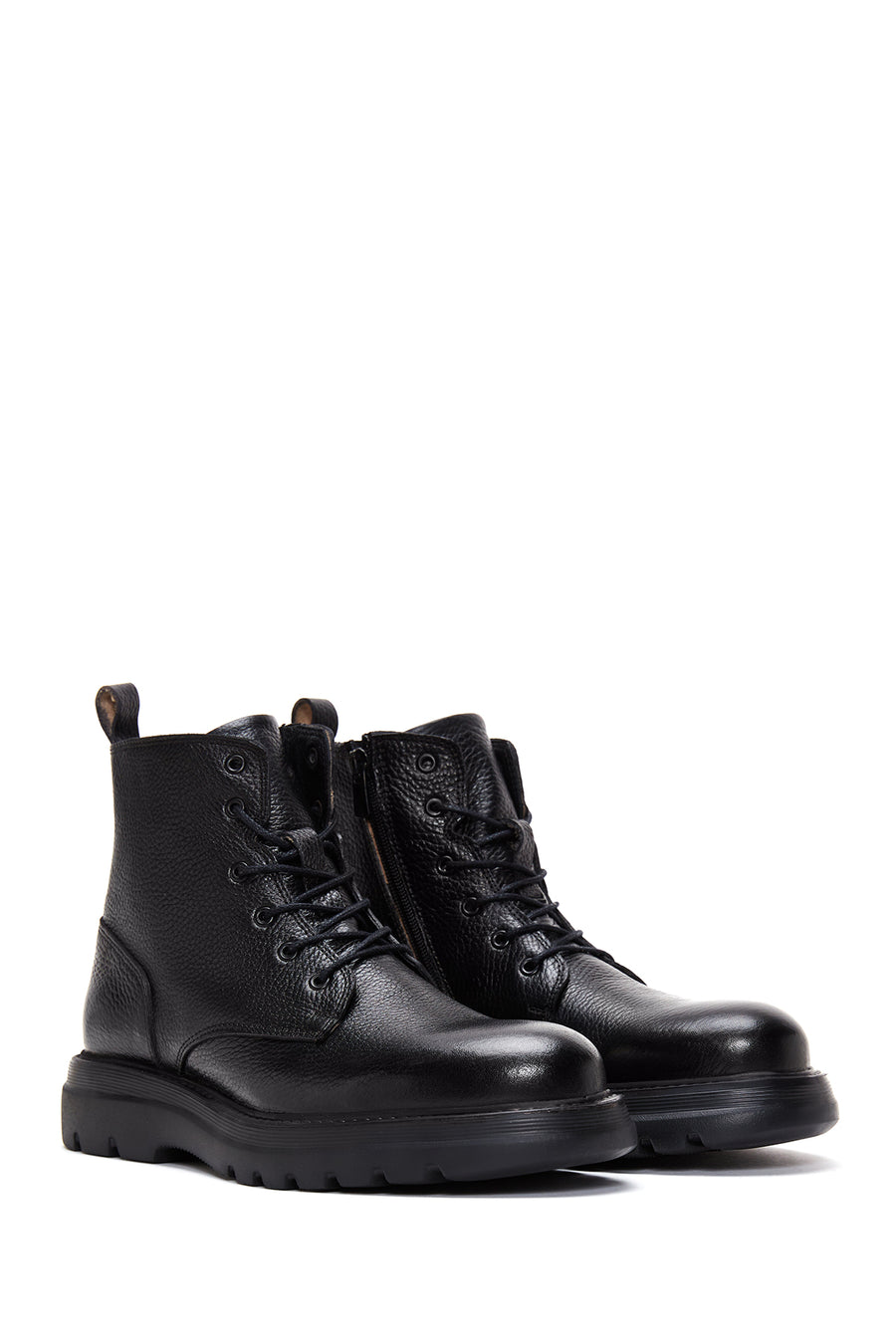 Men's Black Leather Boots