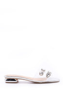 Women's Stoned Transparent Slippers | Derimod