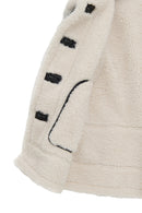 Oslo Women's Beige Reversible Teddy Coat | Derimod
