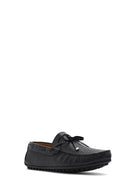 Erkek Siyah Deri Casual Loafer | Derimod