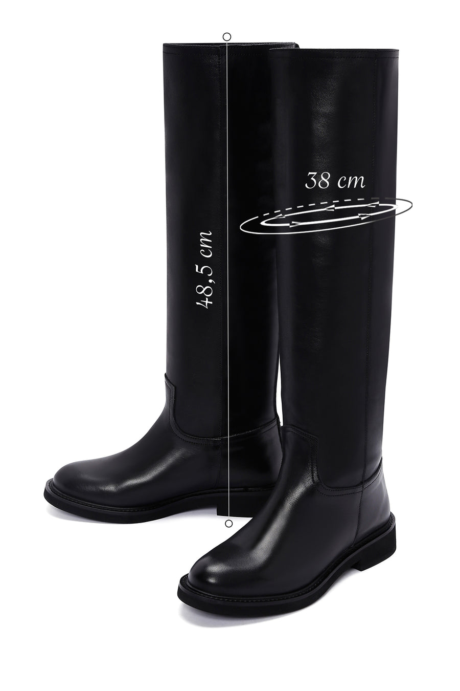 Women's Black Leather Boots