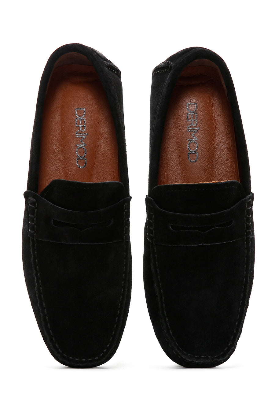 Men's Black Suede Leather Loafer