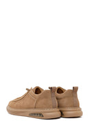 Male Beige Lace-up Suede Leather Sneaker | Derimod