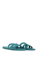 Woman Green Jelly Slipper | Derimod