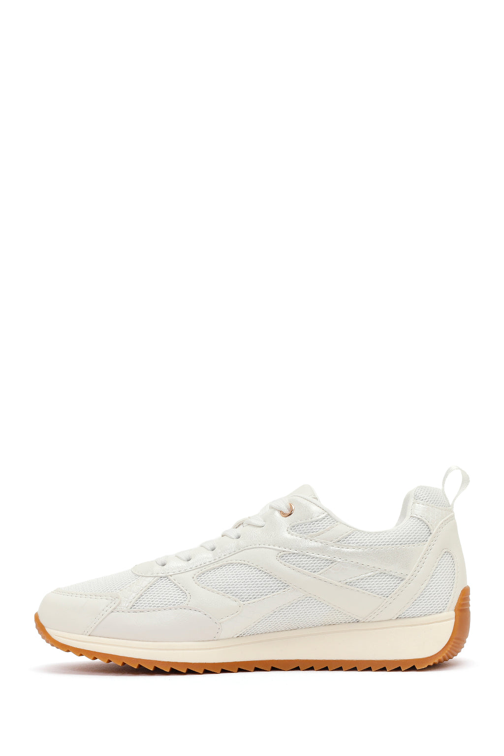 Kadın Beyaz Bağcıklı Sneaker