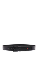 Men's Black Leather Belt | Derimod