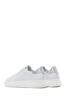 Kadın Beyaz Bağcıklı Deri Sneaker | Derimod