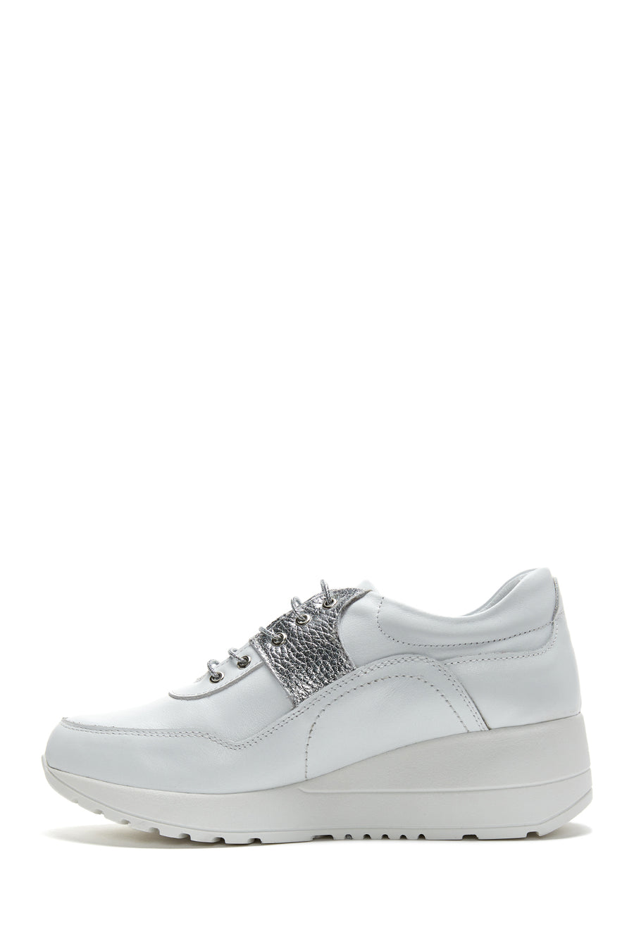 Kadın Deri Yüksek Taban Sneaker