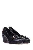 Women's Tassel Detailed Wedge Heeled Shoes | Derimod